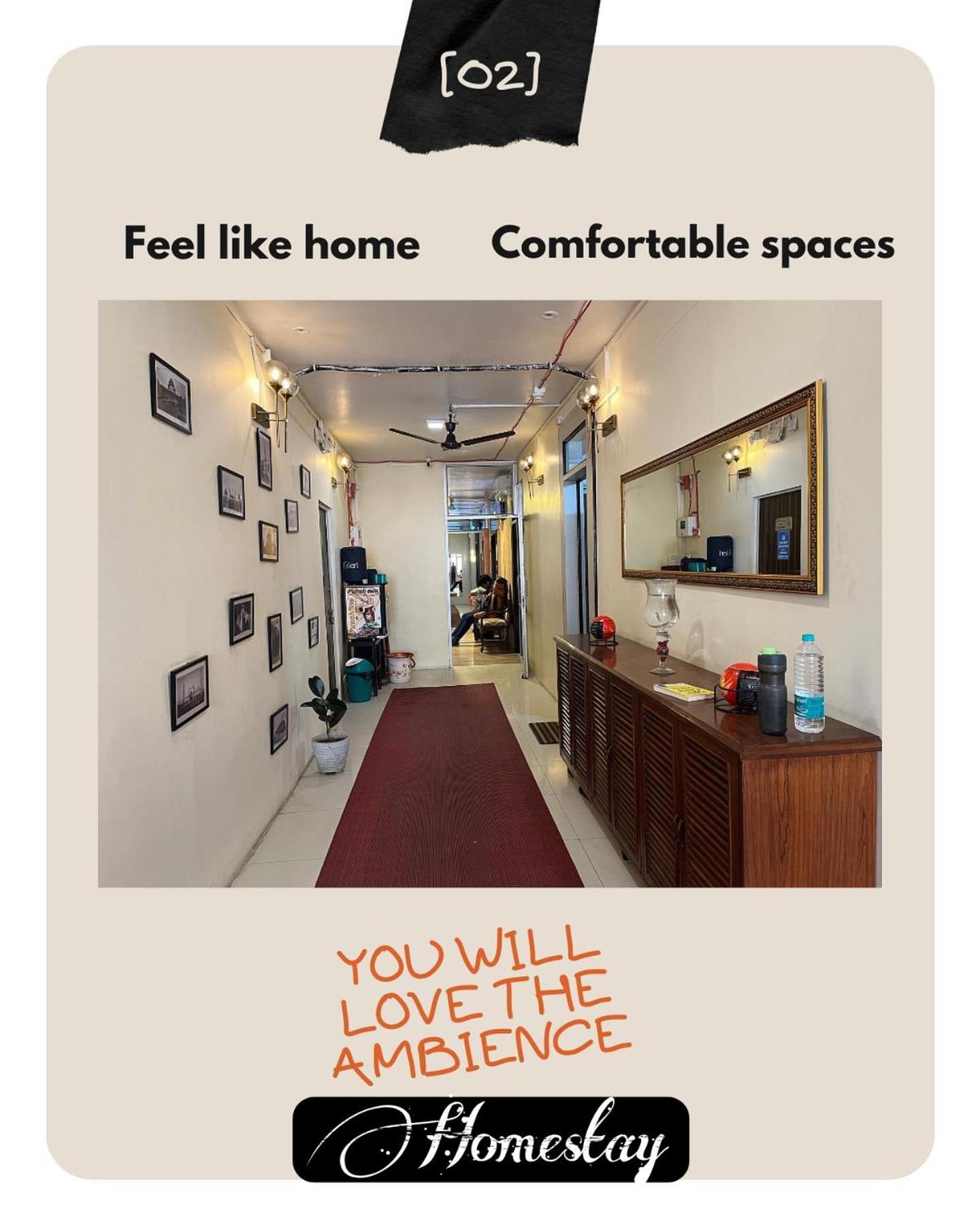 Homestay Ac Dormitory New Delhi Eksteriør bilde